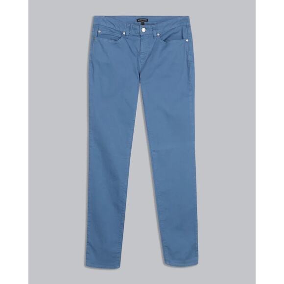 Eileen Fisher Dyed Denim Pants Size 4 Blue Casual Timeless Minimalist Capsule - Picture 2 of 6